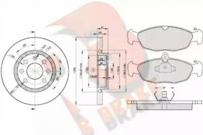 R BRAKE 3r08589046 -